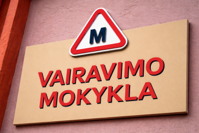 Vairavimo mokykla ir teorijos mokymasis pagal KET