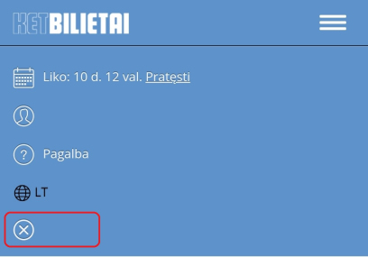 kaip atsijungti is ketbilietai