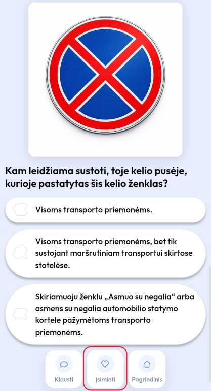 ketbilietai isiminti klausima