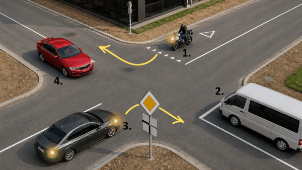 sankryza su keturiomis auto pravaziavimo tvarka2