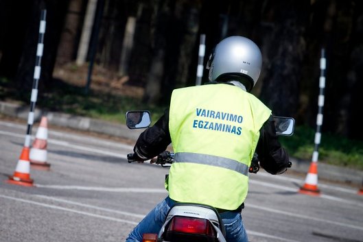Motociklo vairavimo egzaminas