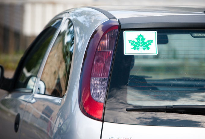 Žalias lapas Pradedantysis vairuotojas