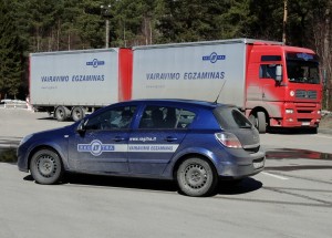 Open Astra Regitra egzaminas