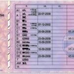 Vairuotojo pažymėjimas antra pusė