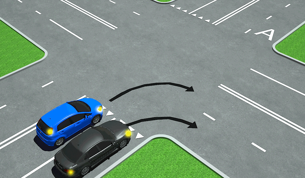 Suka į dešinę abu