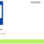 KET Testas is kelio zenklu