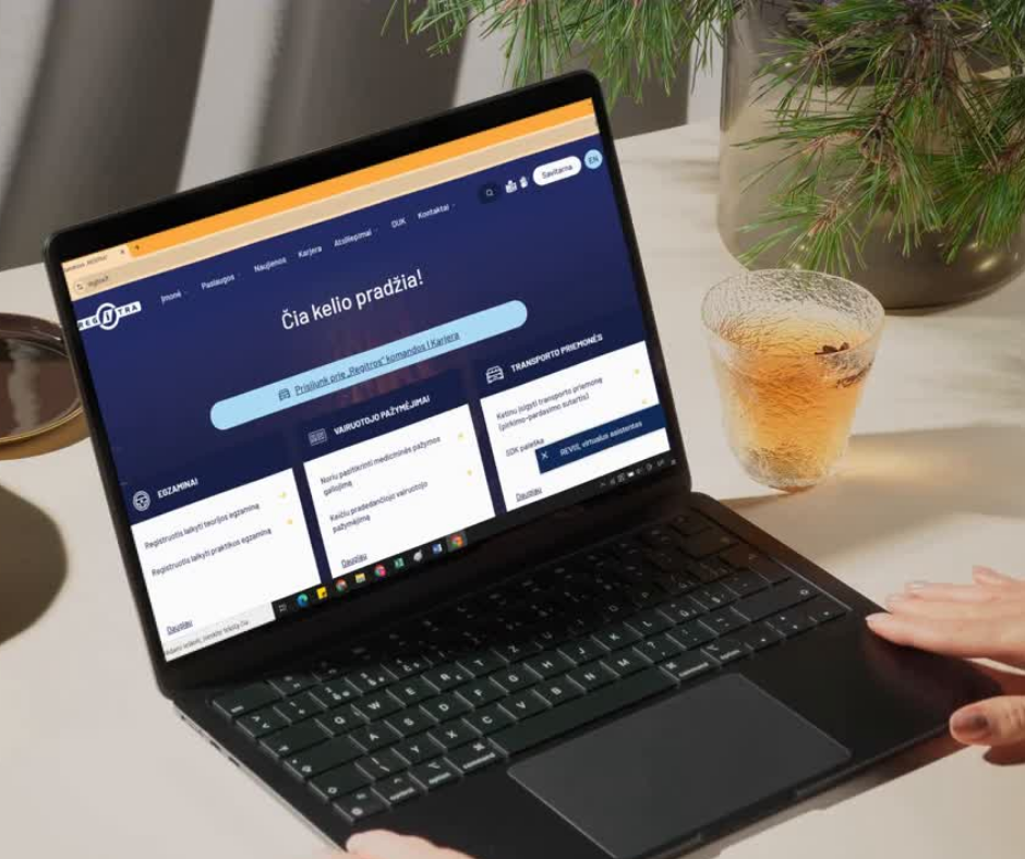 „Regitra“ pristatė atnaujintą informacinę svetainę