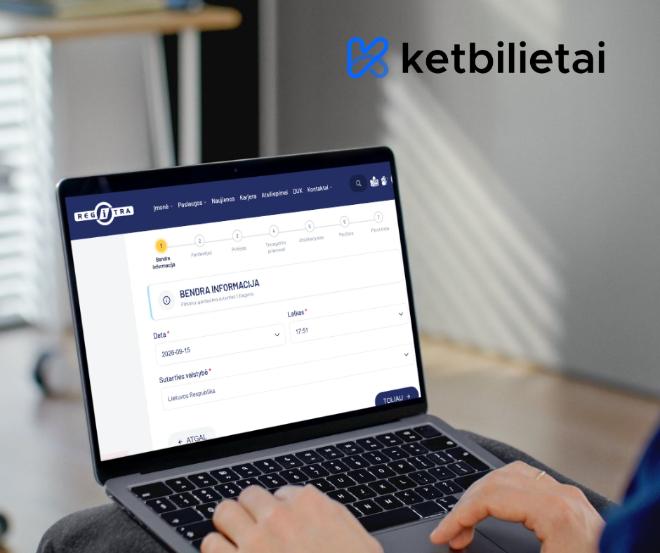 Nauja pirkimo pardavimo sutartis regitra ketbilietai