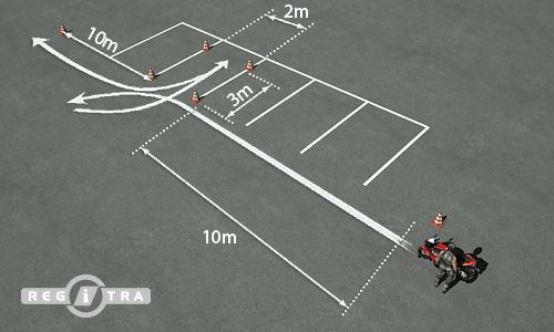 Valdyti motocikla su isjungtu varikliu
