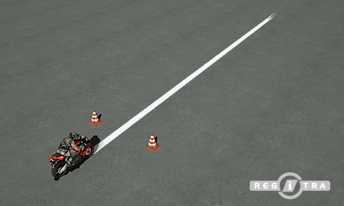 Stabdyti vaziuojant ne mazesniu kaip 50 greiciu