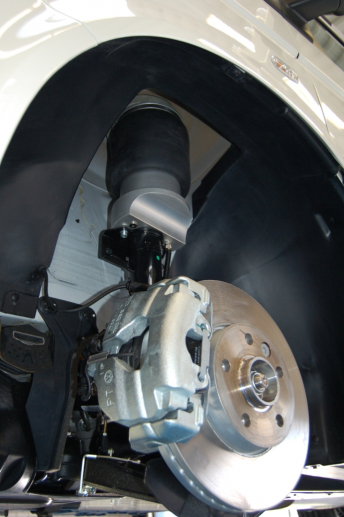 pneumatines pakabos sistema