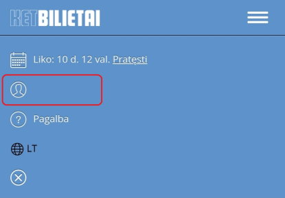 profilis panaikinti paskyrai