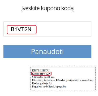 iveskite kupono koda2