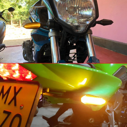 motociklo posukiu signalo tikrinimas