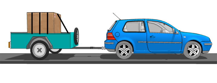 krovinio pritvirtinimas priekaboje